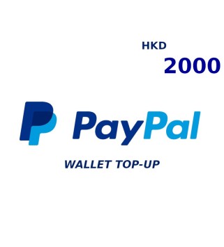 PayPal Wallet HKD 2000 Top Up Key GLOBAL